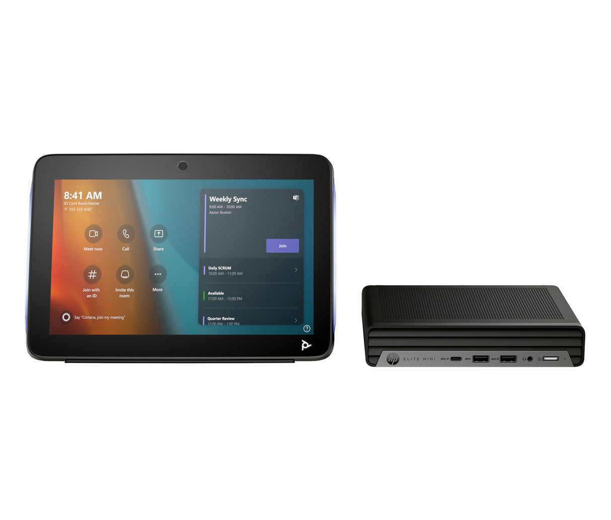 Poly Studio Base Kit G9 Plus for Microsoft Teams HP Mini IP PC w/TC10
