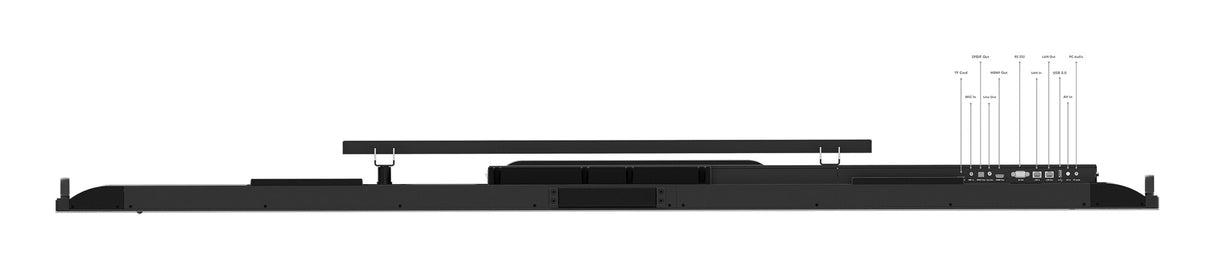 Lenovo ThinkVision T86 computer monitor 2.18 m (86") 3840 x 2160 pixels 4K Ultra HD LED Touchscreen Black