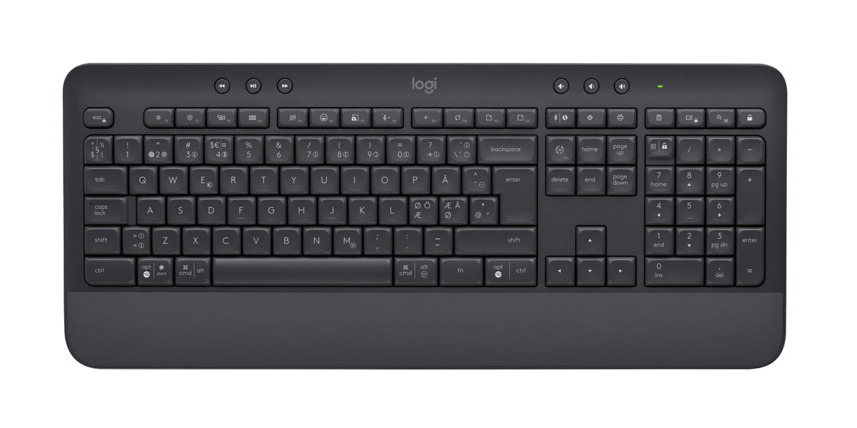 Logitech 920-011010 tastatur Mus inkluderet Kontor Bluetooth QWERTY Nordisk Grafit