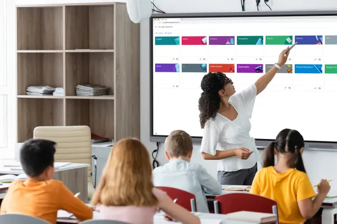 Clevertouch Pro Series 3 interactive whiteboard 165.1 cm (65") 3840 x 2160 pixels Touchscreen Black
