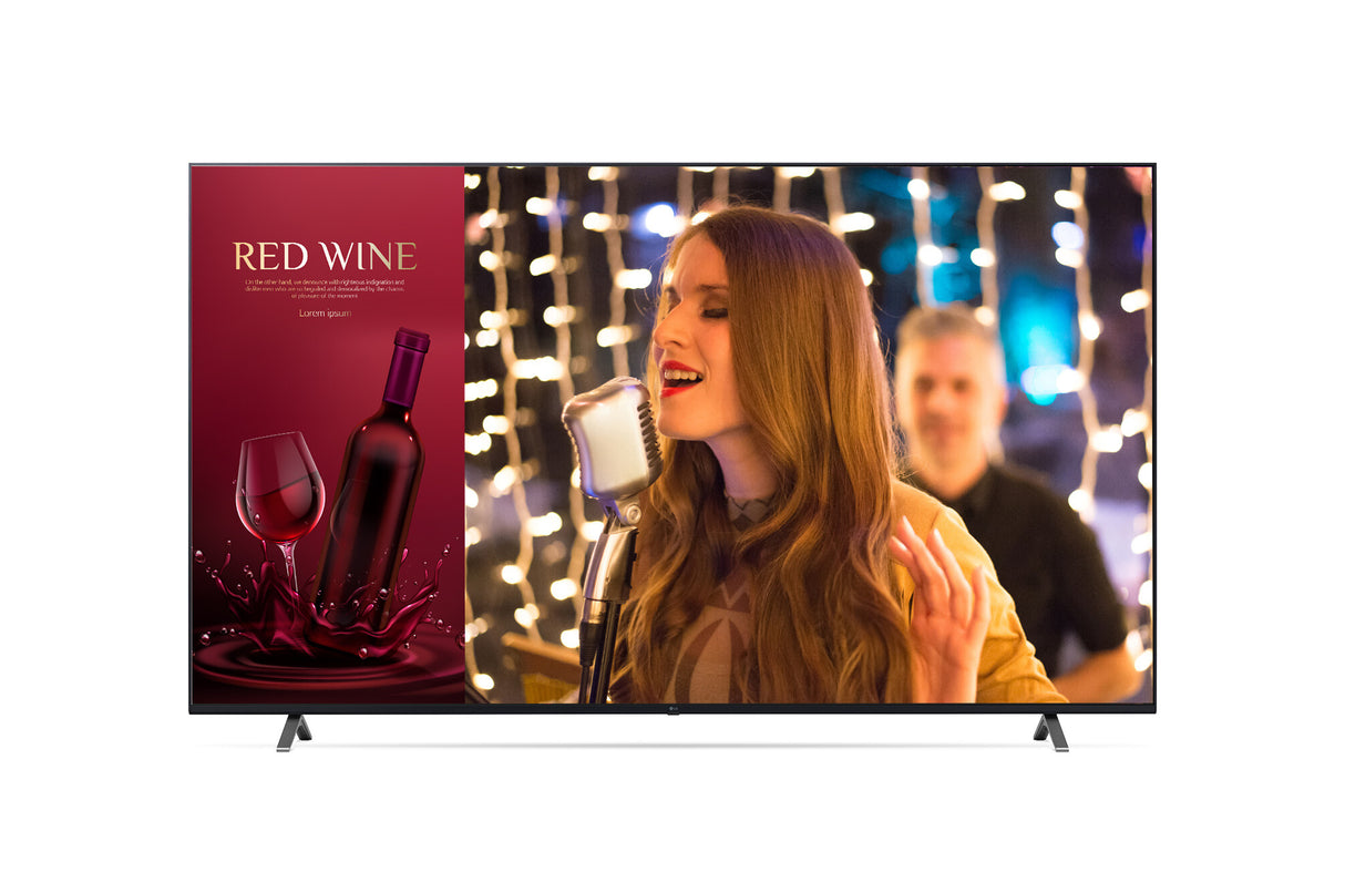 LG 75UN640S0LD Signage Display Digital signage flat panel 190.5 cm (75") LCD Wi-Fi 330 cd/m² 4K Ultra HD Blue WebOS