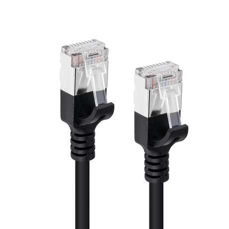 Microconnect V-FTP6A02S-SLIM networking cable Black 2 m Cat6a U/FTP (STP)