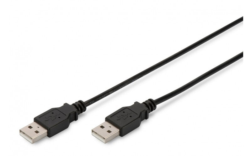 Digitus 3,0 m USB A/A Sort USB 2.0