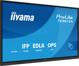 iiyama TE9813A-B1AG Signage Display Interactive flat panel 2.48 m (97.5") Wi-Fi 500 cd/m² 4K Ultra HD Black Touchscreen Built-in processor Android 18/7