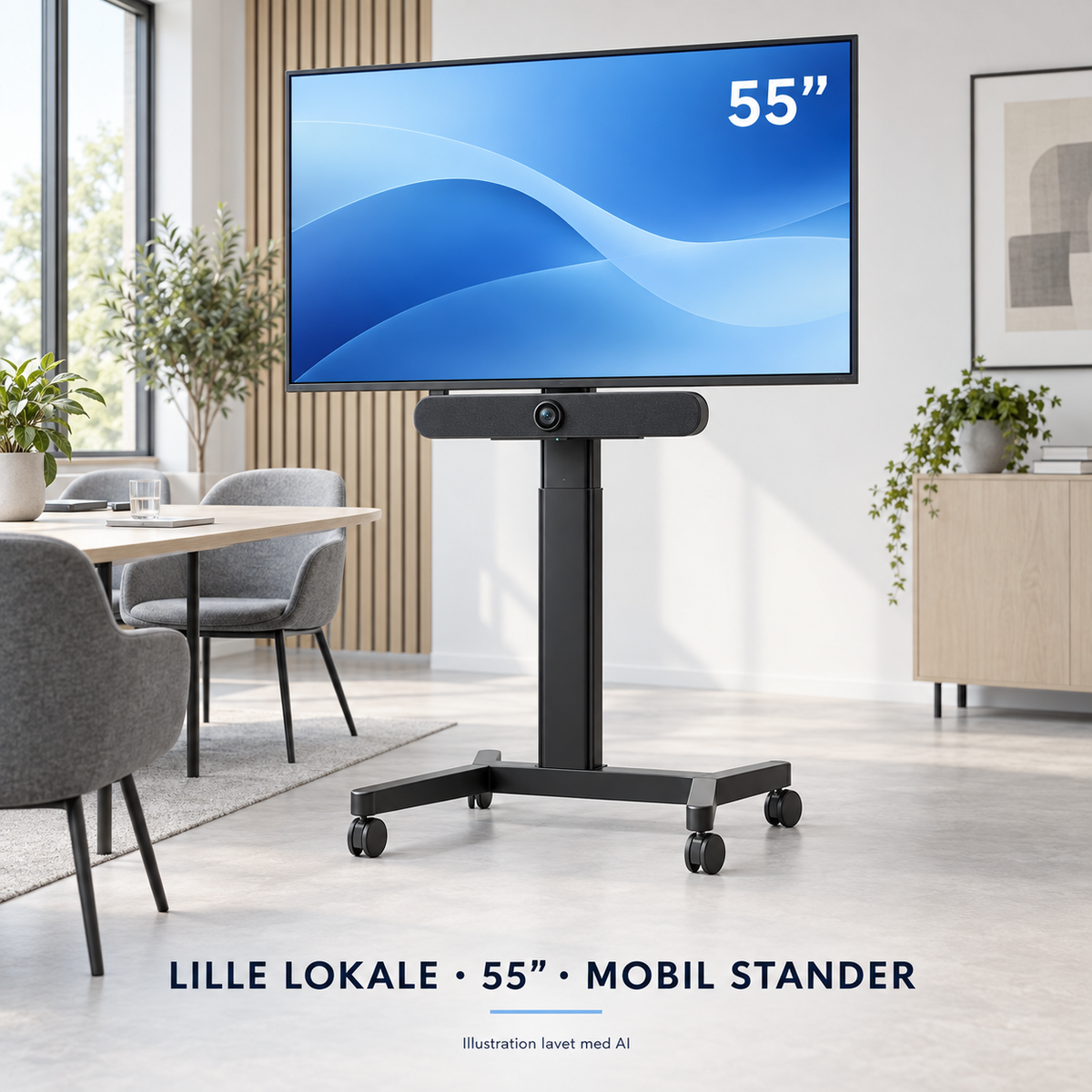 Lille lokale - montering på stander