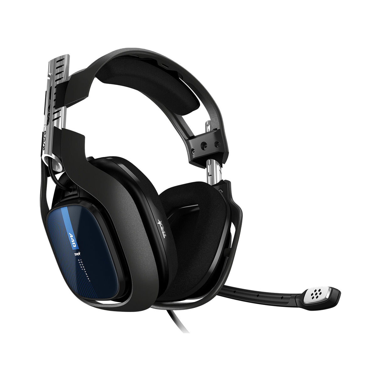 ASTRO Gaming A40 TR Headset Ledningsført Spil Sort, Blå, Sølv