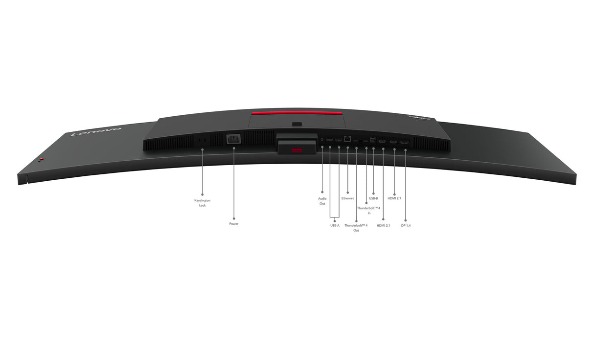 Lenovo ThinkVision P49w-30 LED display 124.5 cm (49") 5120 x 1440 pixels DQHD Black