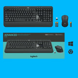 LOGITECH MK540 Advanced Keyboard and mouse set wireless 2.4 GHz QWERTY (UK)
