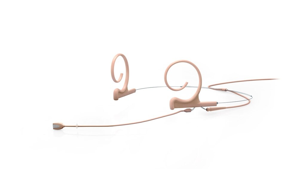 DPA Microphones 4188 CORE+ Directional Flex Headset Mic, 120 mm Boom, Beige, Mini-Jack
