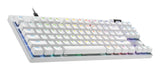 Logitech G PRO X TKL RAPID tastatur Spil USB QWERTY Dansk, Finsk, Norsk, Svensk Hvid