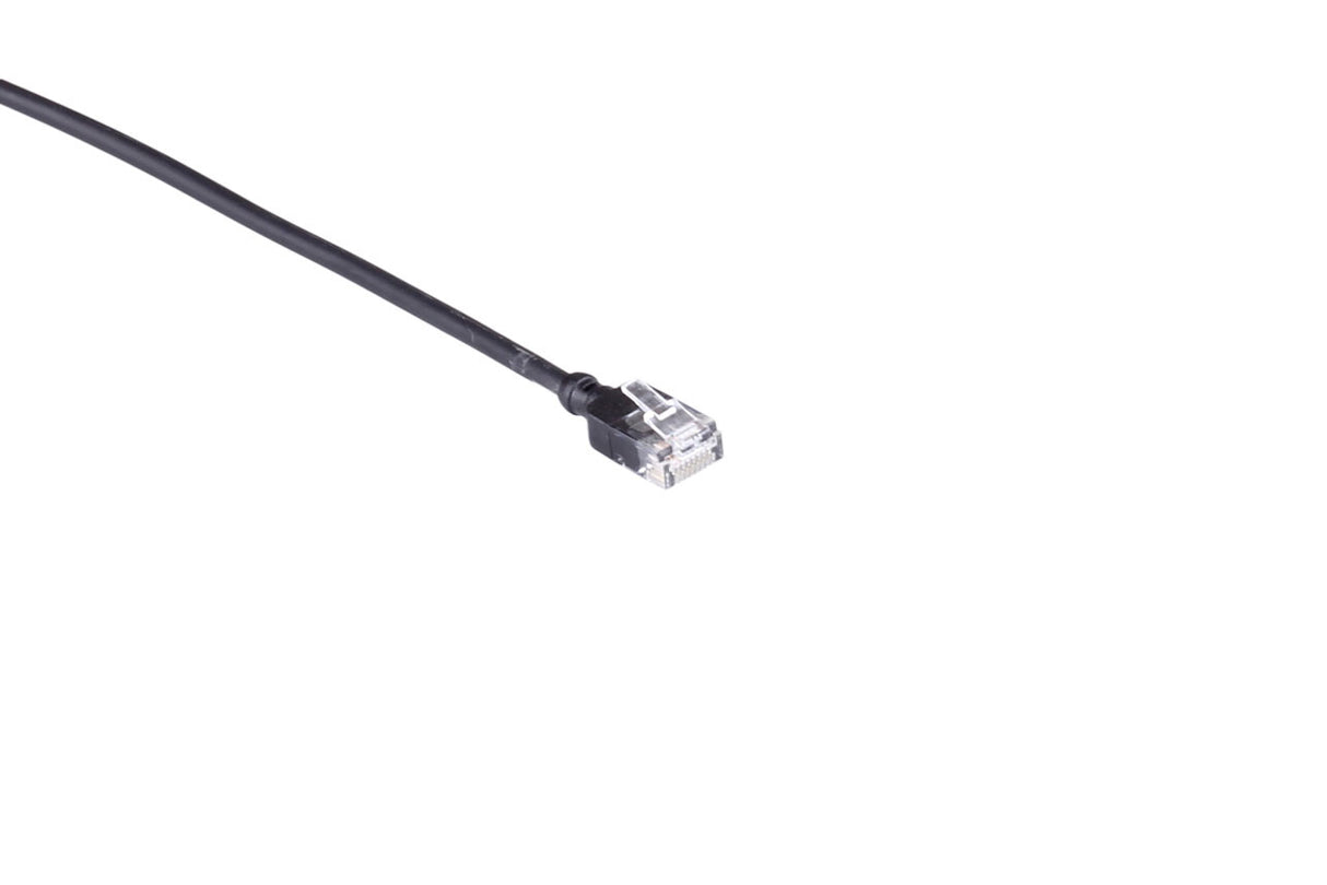 Mercodan 371928010 networking cable Black 1 m Cat6a U/UTP (UTP)
