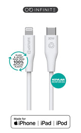 eSTUFF ES602270 lightning cable 3 m White