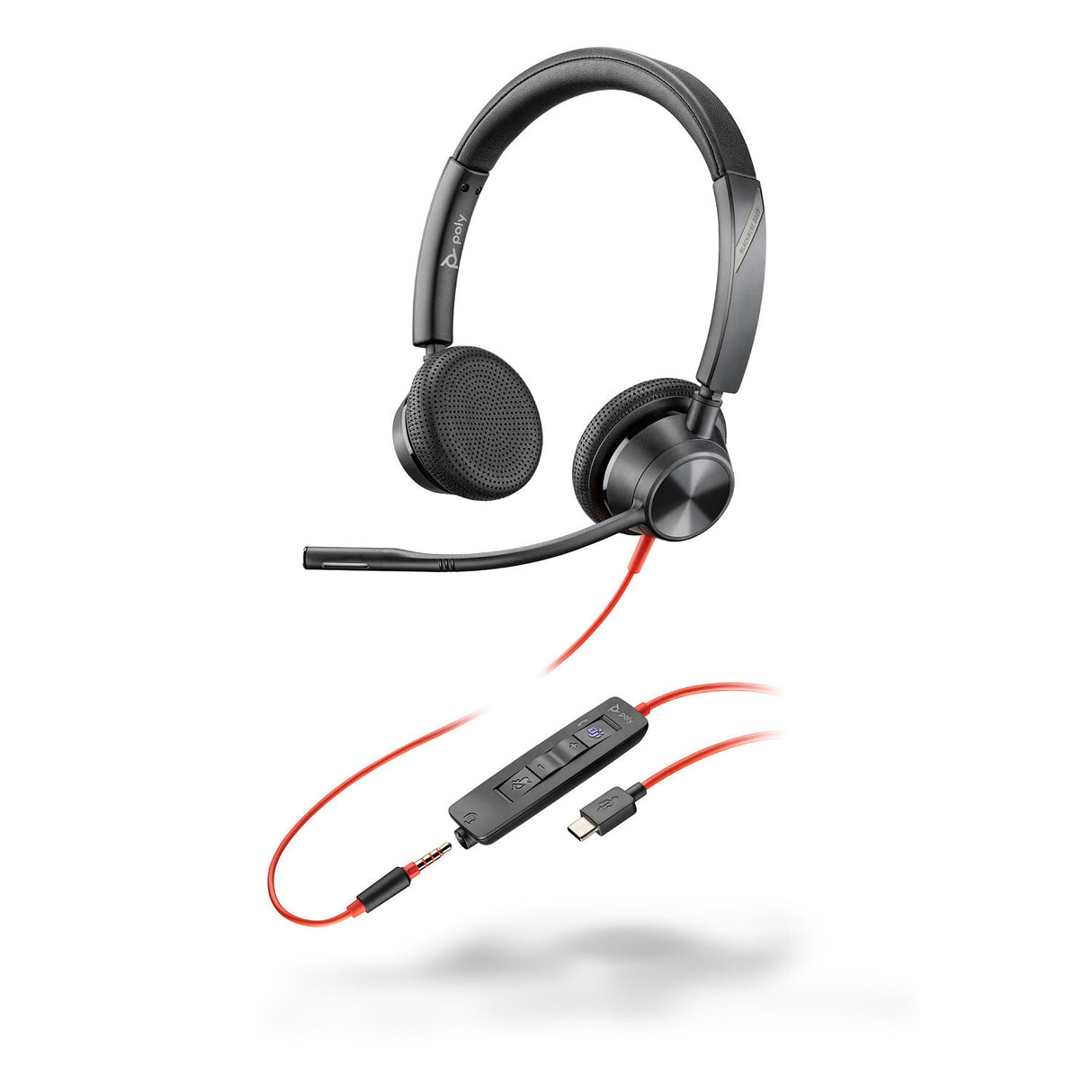 Poly Blackwire 3325 Microsoft Teams Certified USB-C Headset