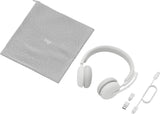 Logitech Zone Wireless 2 Headset Kabel & trådløs Kontor/Callcenter USB Type-C Bluetooth Hvid
