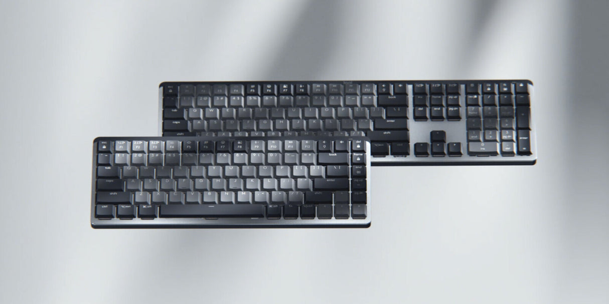 Logitech 920-010777 tastatur Kontor RF trådløs + Bluetooth QWERTY Nordisk Grafit, Grå