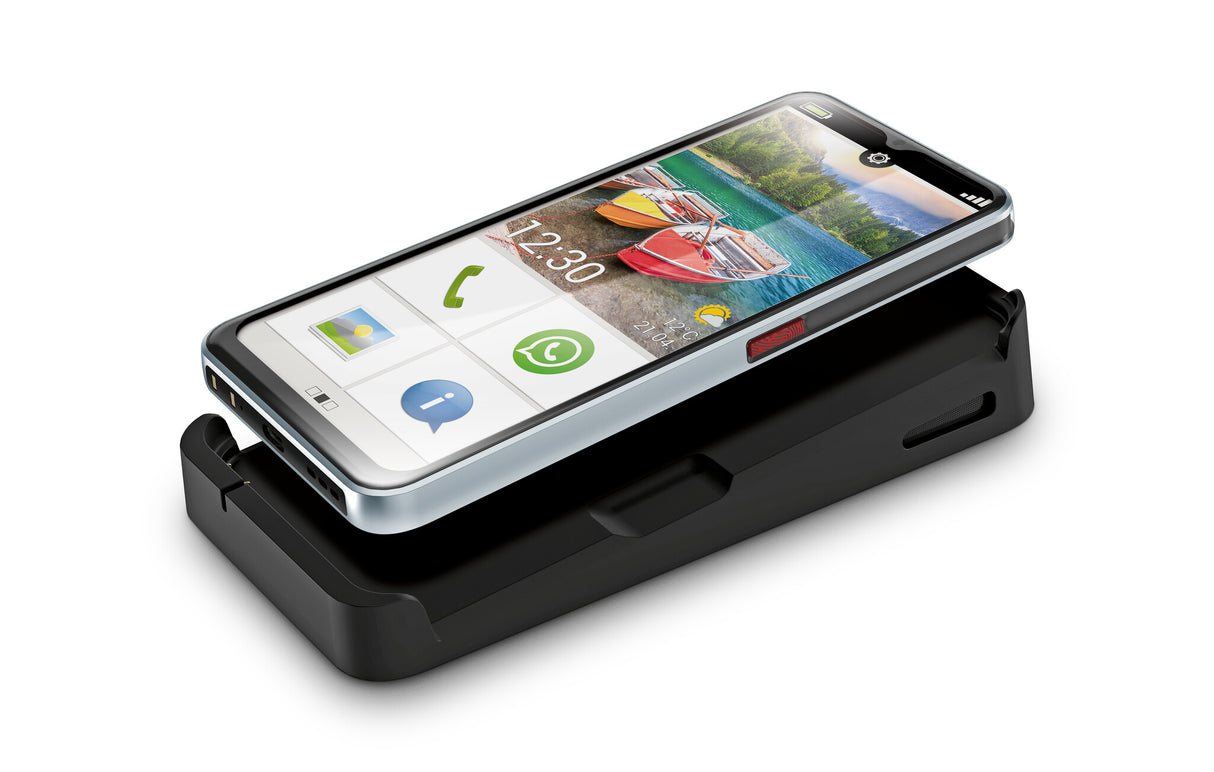 Emporia emporiaSMART.6 16.7 cm (6.58") Android 13 5G USB Type-C 6 GB 128 GB Black, Silver