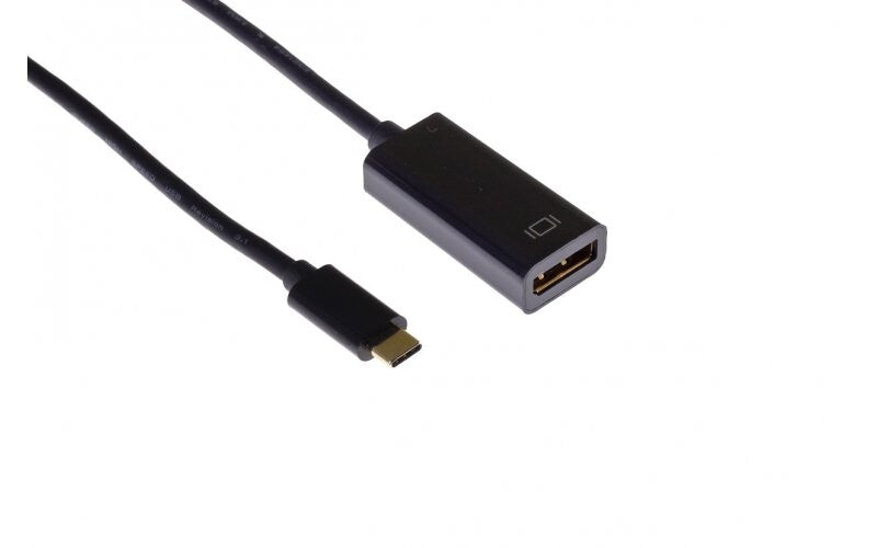 Mercodan PRO USB-C han Displayport hun ULTRA SOFT, 0,15m, 4K