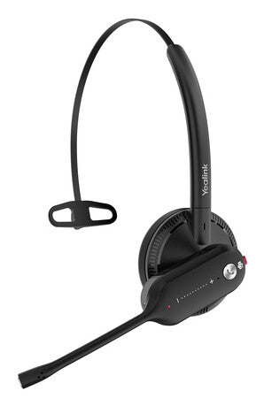Yealink WH63 Portable Teams Headset Wireless Ear-hook, Head-band, Neck-band Office/Call center Charging stand Black