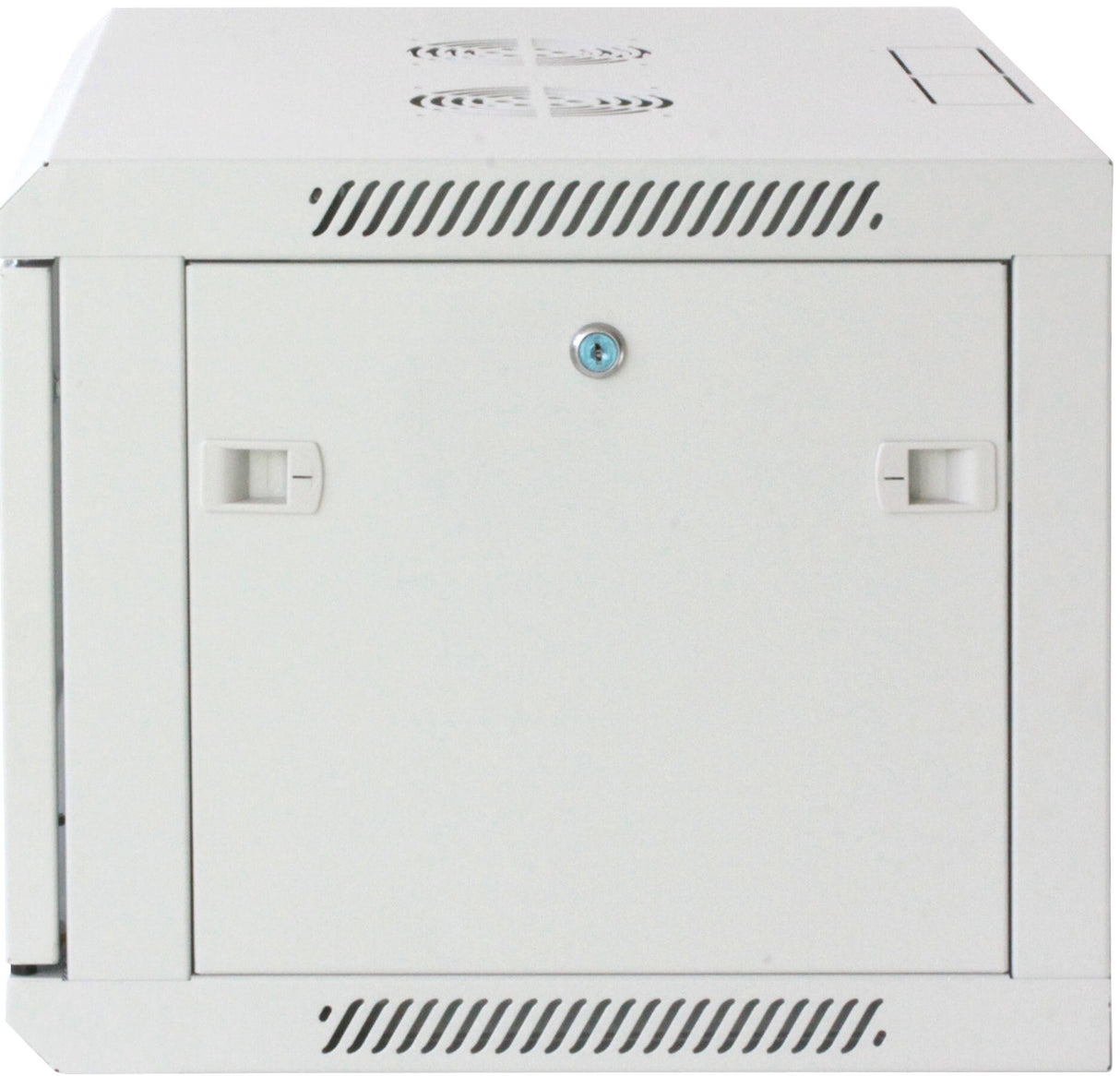 Intellinet 19" Network Cabinet - Wall Mount (Standard), 12U, 450mm Deep, Grey, Assembled, Max 60kg, Suitable also for use on desk or floor, Usable Depth 350mm, Metal & Glass Door, Back Panel, Removeable Sides, Parts for wall install (eg screws/rawl plugs)