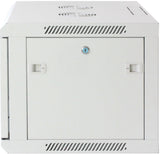 Intellinet 19" Network Cabinet - Wall Mount (Standard), 12U, 450mm Deep, Grey, Assembled, Max 60kg, Suitable also for use on desk or floor, Usable Depth 350mm, Metal & Glass Door, Back Panel, Removeable Sides, Parts for wall install (eg screws/rawl plugs)