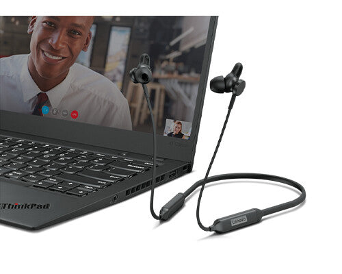 Lenovo 4XD1B65028 headphones/headset Wired & Wireless In-ear Calls/Music Micro-USB Bluetooth Black