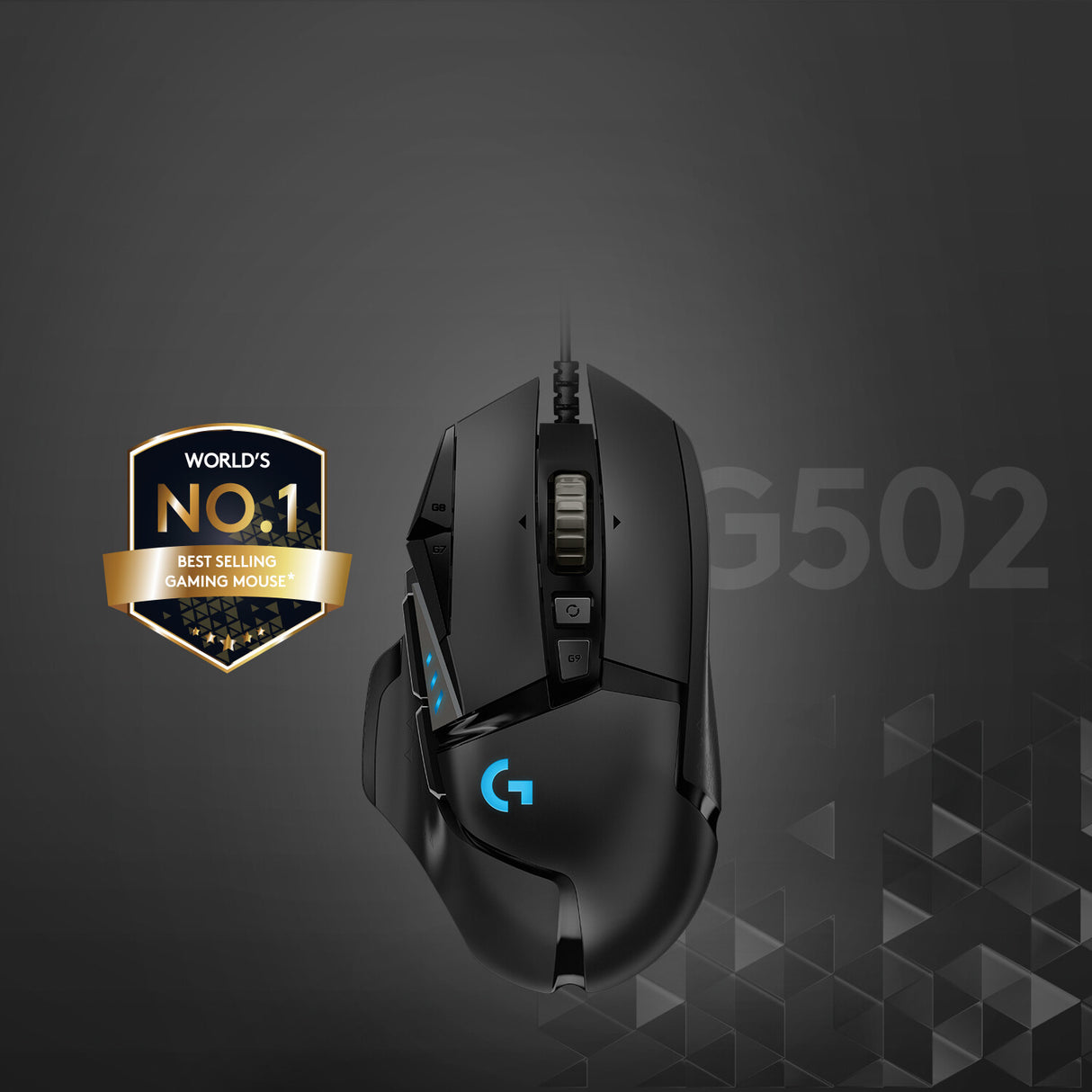 Logitech G G502 Hero mus Spil Højre hånd USB Type-A Optisk 25600 dpi