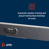 Poly Studio X50 All-In-One Video Bar with TC8 Controller Kit