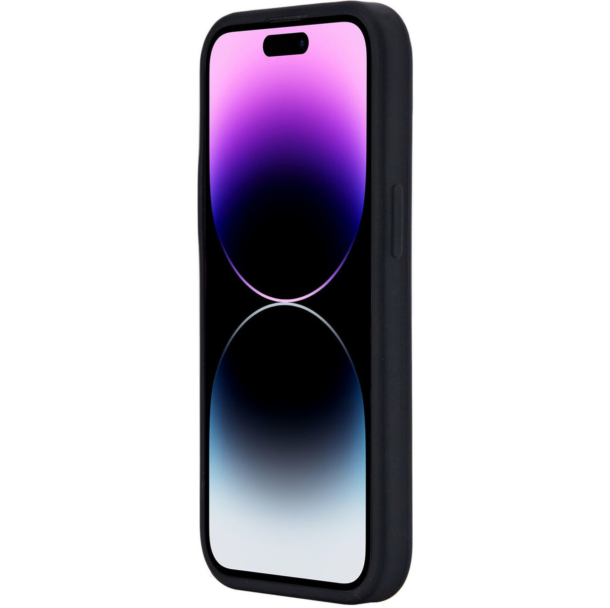 eSTUFF iPhone 15 INFINITE ROME Magnetic Silicone Cover - Black - 81% recycled material