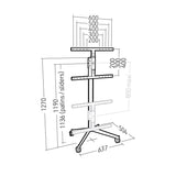 Erard KANA 1400XL Wall mount White, Black