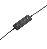 Logitech 981-000571 hovedtelefoner/headset Ledningsført Kontor/Callcenter USB Type-A Sort