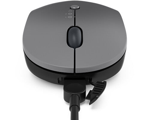 Lenovo Go Multi-Device mouse Office Ambidextrous RF Wireless + Bluetooth Optical 2400 DPI