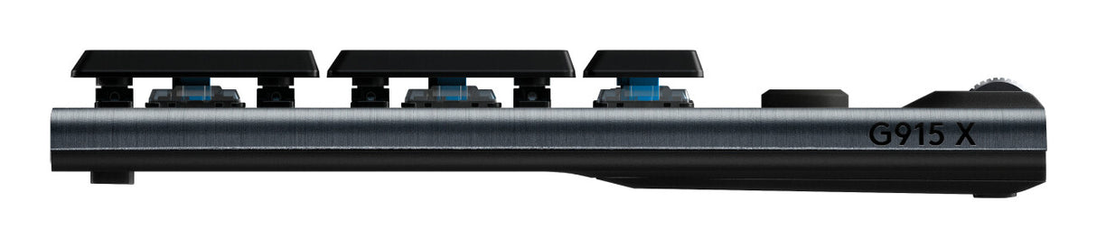 Logitech G G915 X LIGHTSPEED keyboard Gaming USB + RF Wireless + Bluetooth QWERTY Nordic Black