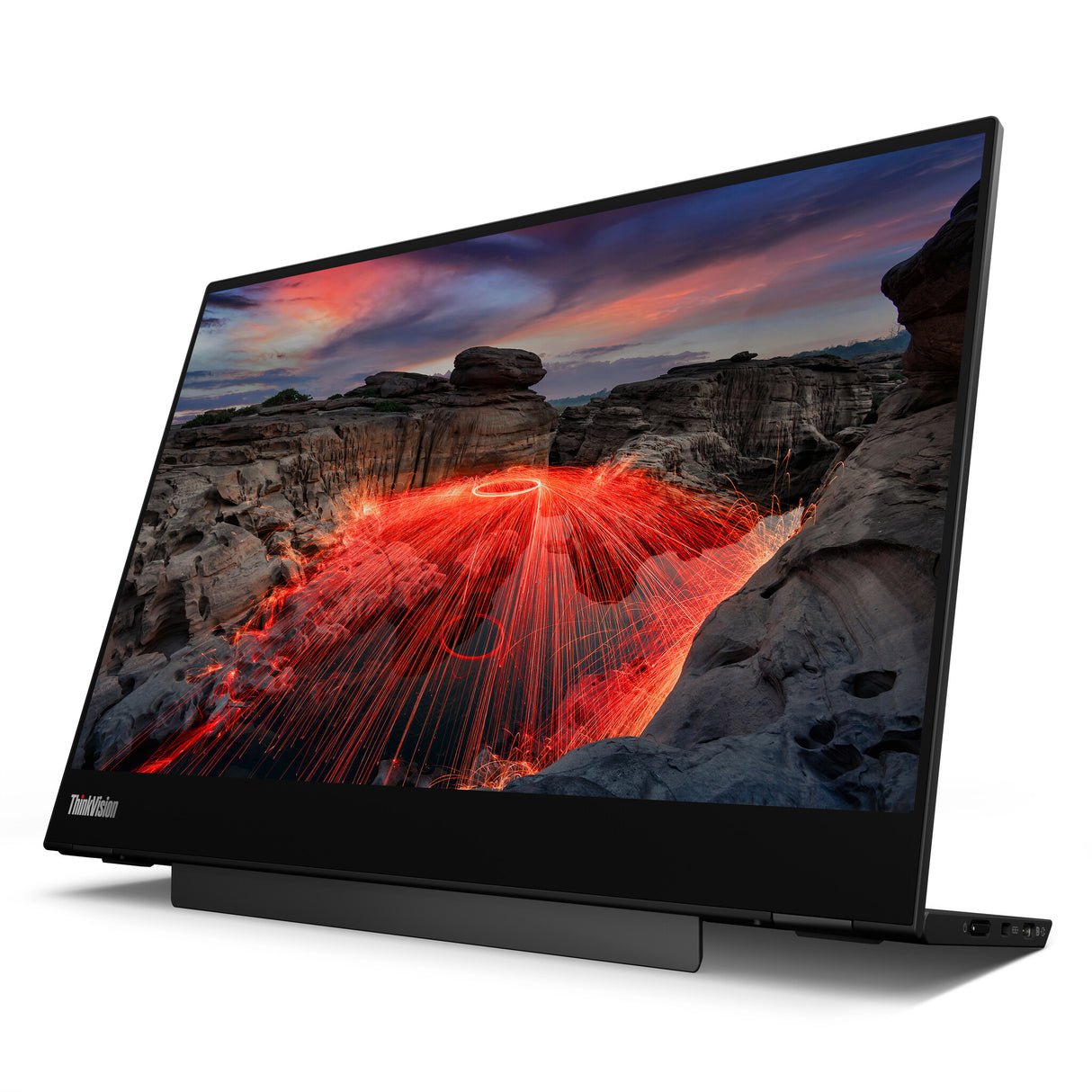 Lenovo ThinkVision M14t Gen 2 LED display 35.6 cm (14") 2240 x 1400 pixels 2.2K Touchscreen Black