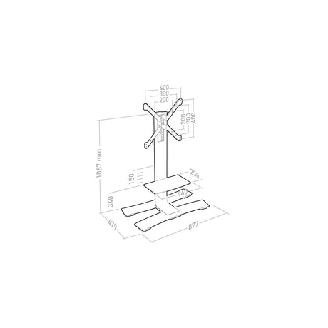 Erard 039031 TV mount/stand 139.7 cm (55")