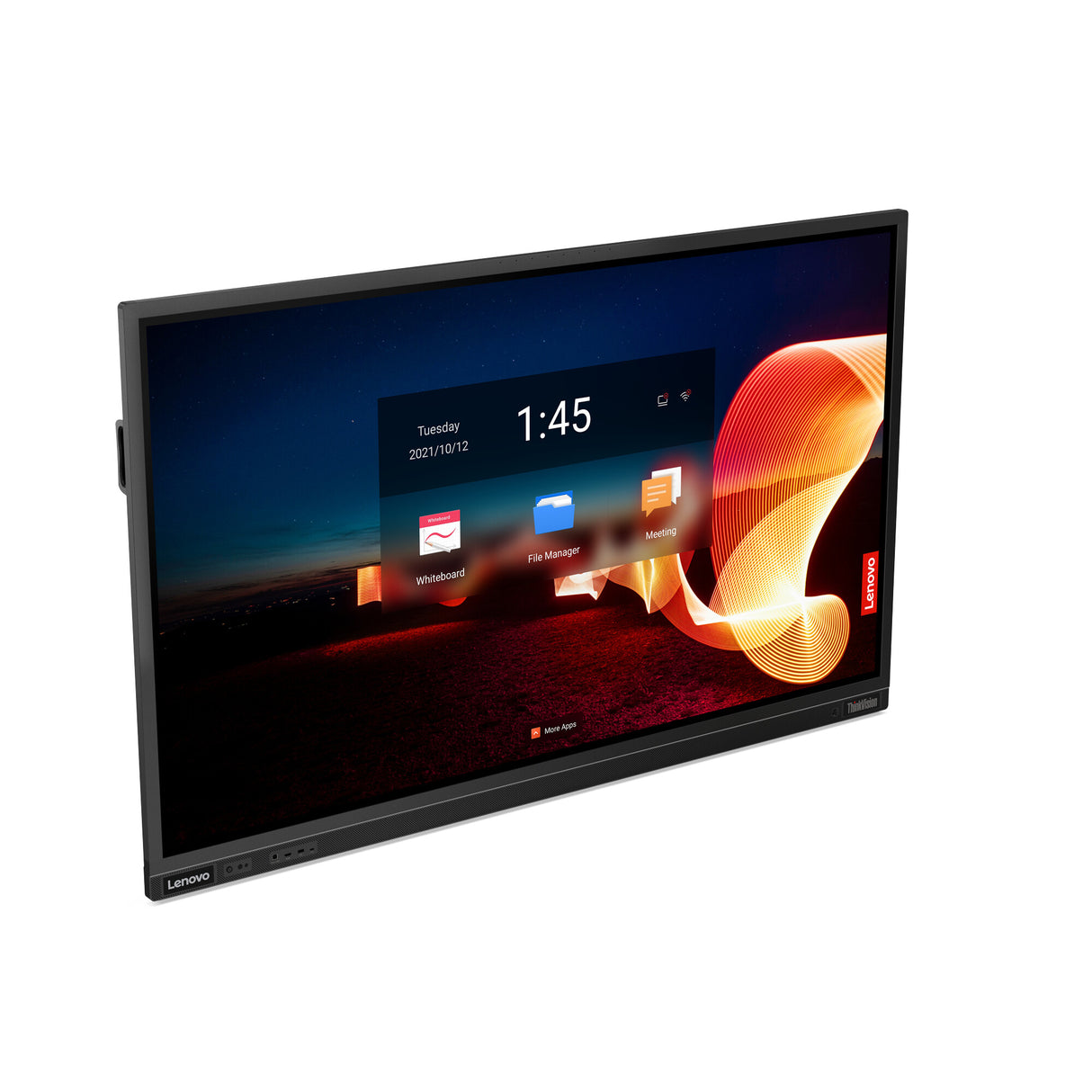 Lenovo ThinkVision T75 computer monitor 190.5 cm (75") 3840 x 2160 pixels 4K Ultra HD LED Touchscreen Black