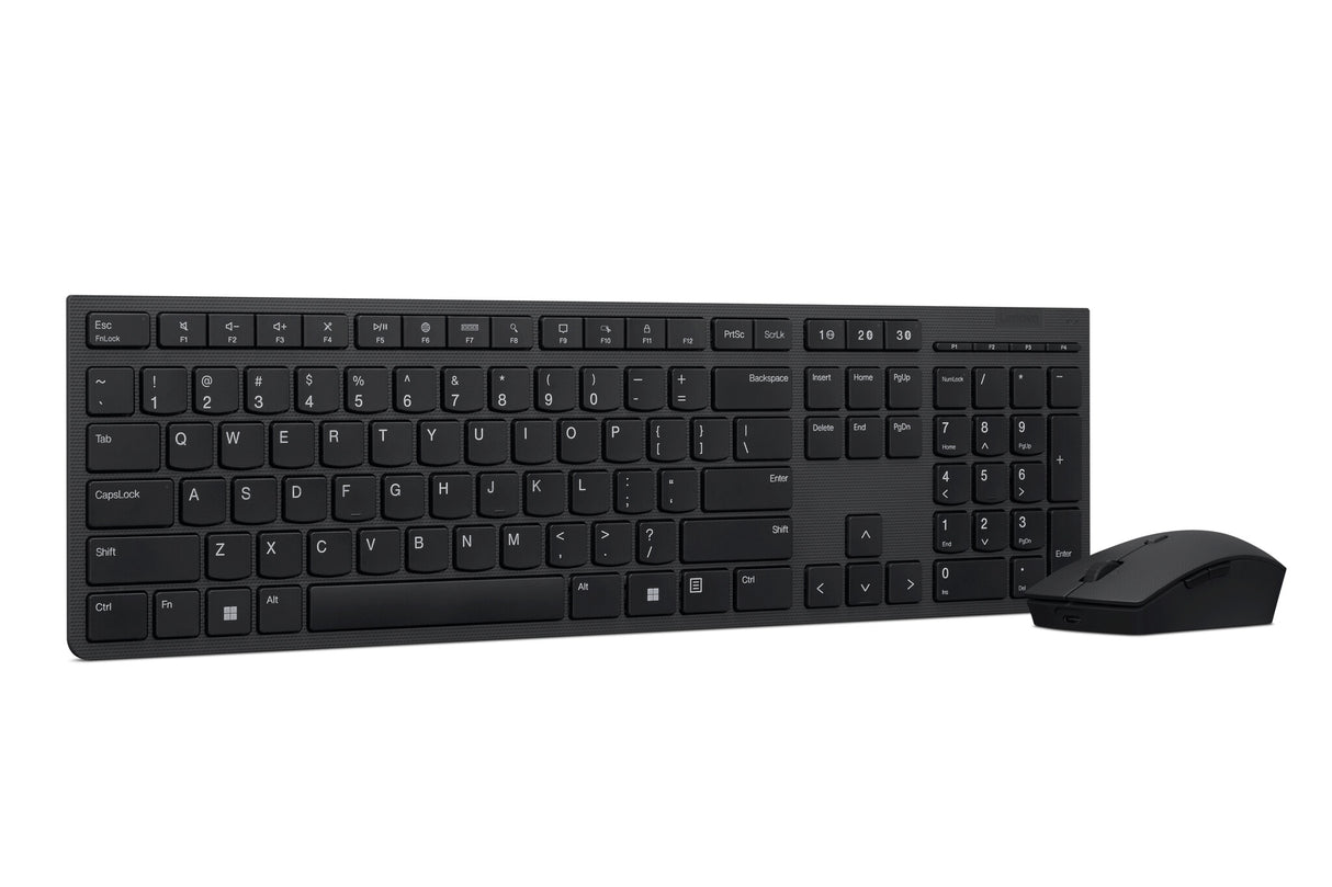 Lenovo 4X31K03940 keyboard Mouse included RF Wireless + Bluetooth Danish Black