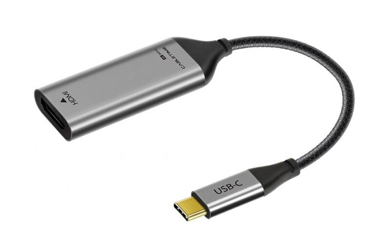 Cabletime Premium USB-C: Han -  HDMI: Hun adapter, 0,2m