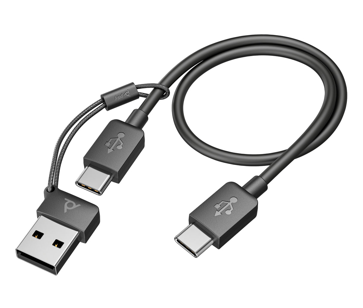 Poly Voyager Focus 2 USB-C-C Headset +USB-C/A Adapter