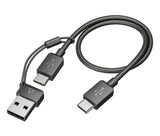 Poly Voyager Focus 2 USB-C-C Headset +USB-C/A Adapter