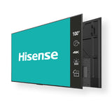 Hisense 100BM66D skilte display 2,54 m (100") LED Wi-Fi 500 cd/m² 4K Ultra HD Sort 24/7