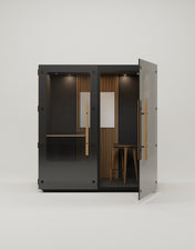 Mutebox Work Sort dør / Classic Oak