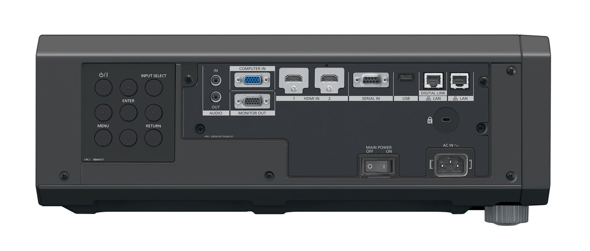 Panasonic PT-FRQ60B data projector Large venue projector 6000 ANSI lumens DLP UHD 4K (3840x2160) Black