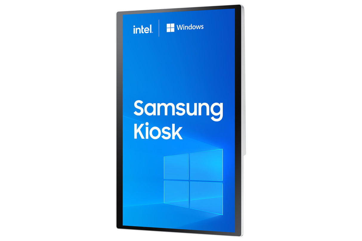 Samsung KM24C-5 Kiosk design 61 cm (24") LED 250 cd/m² Full HD White Touchscreen Built-in processor Windows 10 IoT Enterprise 16/7