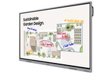 Samsung WE65FX interactive whiteboard 165.1 cm (65") 3840 x 2160 pixels Touchscreen Grey HDMI