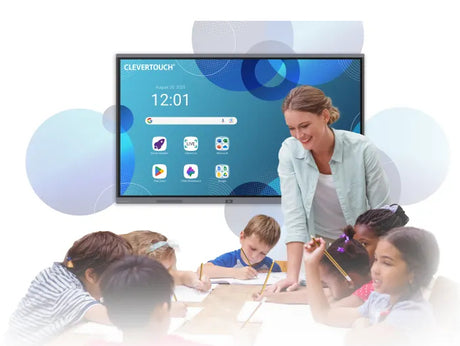 Clevertouch Pro Series 3 interactive whiteboard 190.5 cm (75") 3840 x 2160 pixels Touchscreen Black