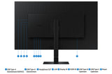 Samsung S80UD computer monitor 94 cm (37") 3840 x 2160 pixels 4K Ultra HD LCD Black
