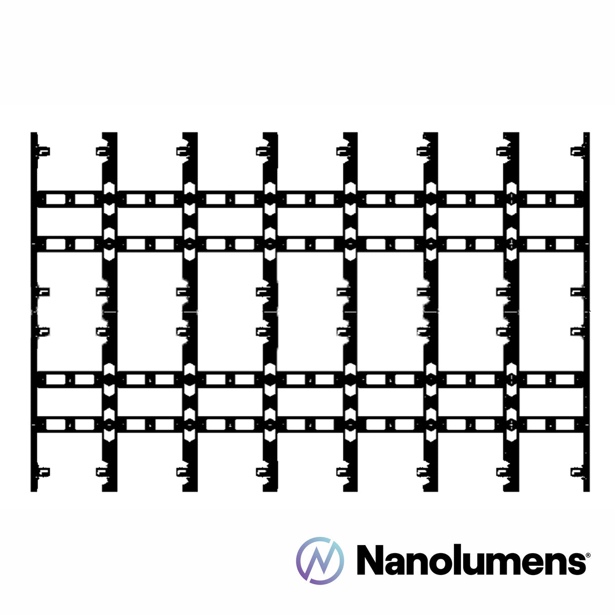 Chief TiLEDTM 8x8 dvLED Wall Mount Kit for Nanolumens Engage with Side Covers