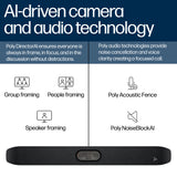 Poly Studio X32 All-In-One Video Bar No Power Supply