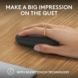 Logitech 910-007015 mouse Travel Ambidextrous RF Wireless + Bluetooth Optical 4000 DPI