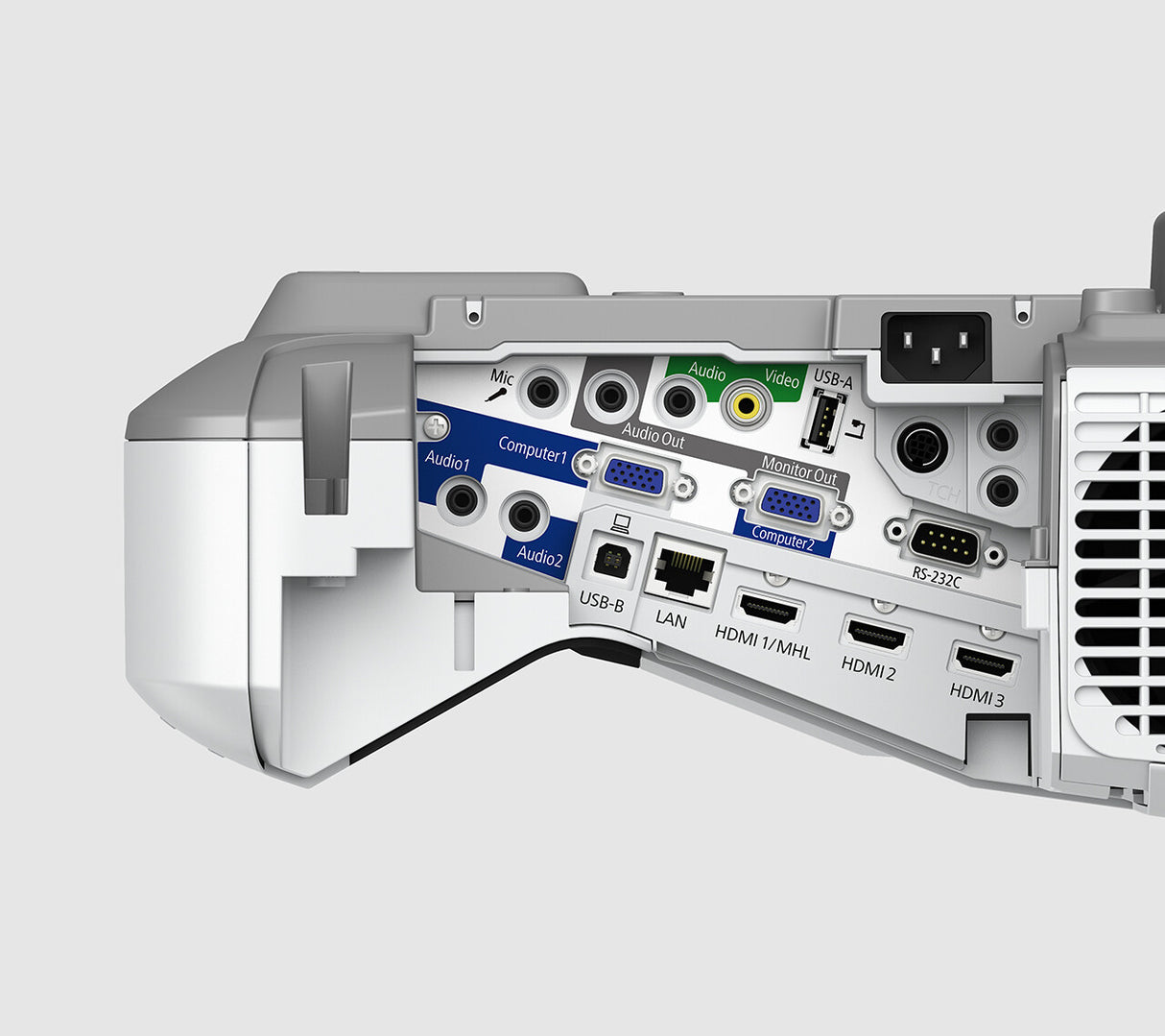 Epson EB-695Wi Ultra short throw projector 3500 ANSI lumens 3LCD WXGA (1280x800) White, Grey